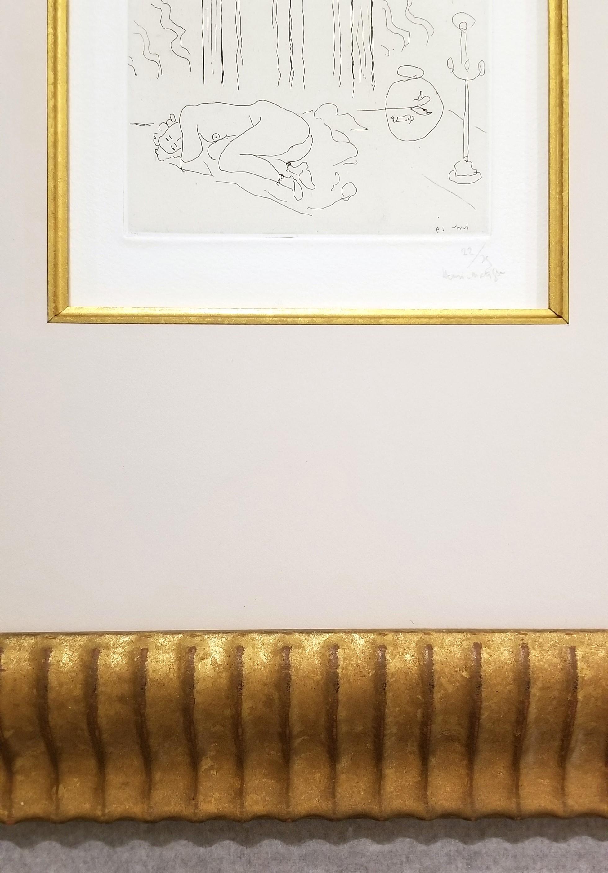 Figure Endormie dans un Intérieur /// Matisse en vente 4
