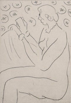 Figure Reading - Etching - Fauvism - French Art