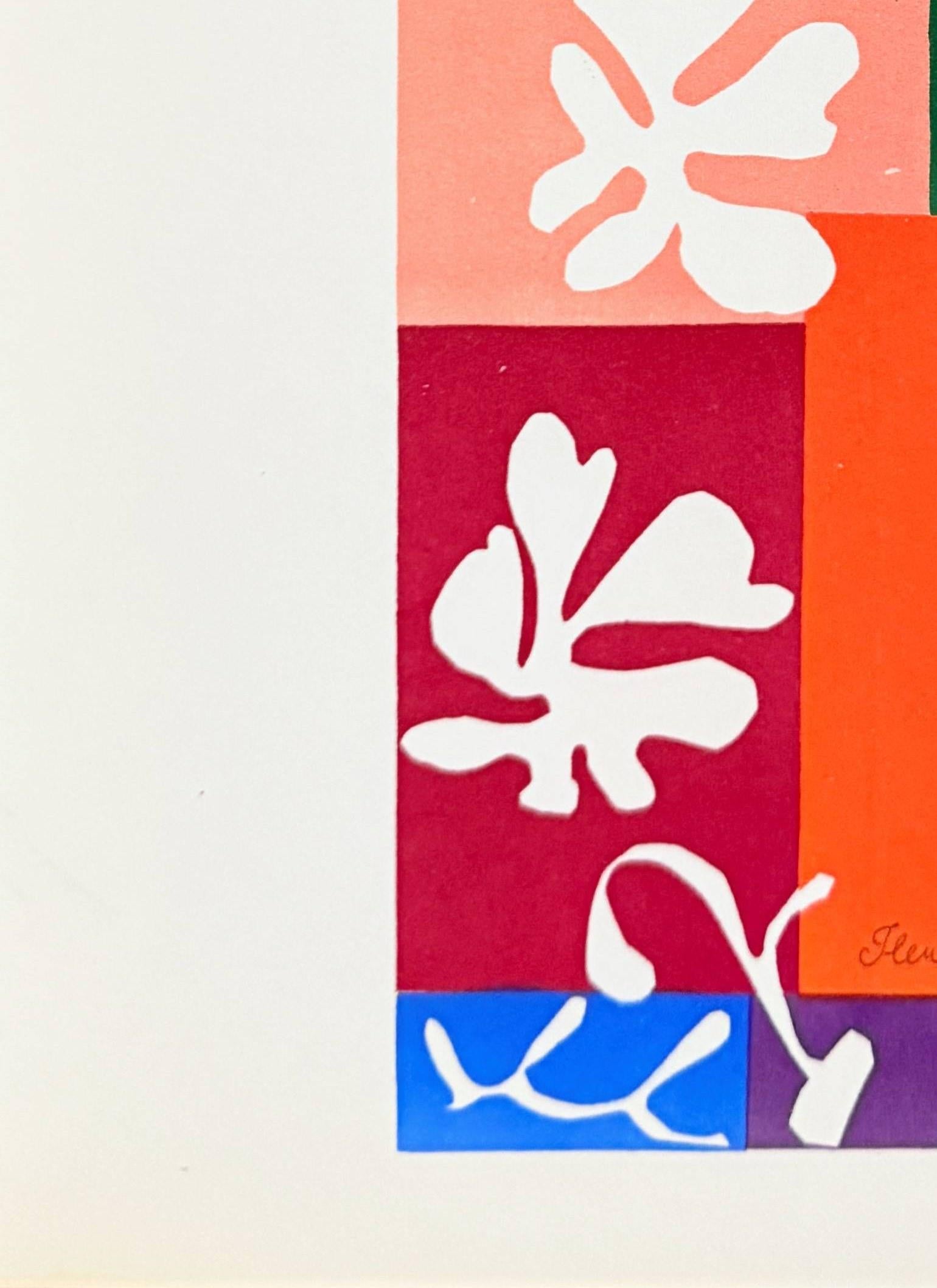 Henri Matisse (1869-1954) - Fleurs de Neige

Litografia del 1958.

Dimensioni dell'opera: 35,5 x 26,4 cm

Piatto firmato.

Editore: Tériade, Parigi.

Prima edizione originale.

L'opera è in condizioni eccellenti.