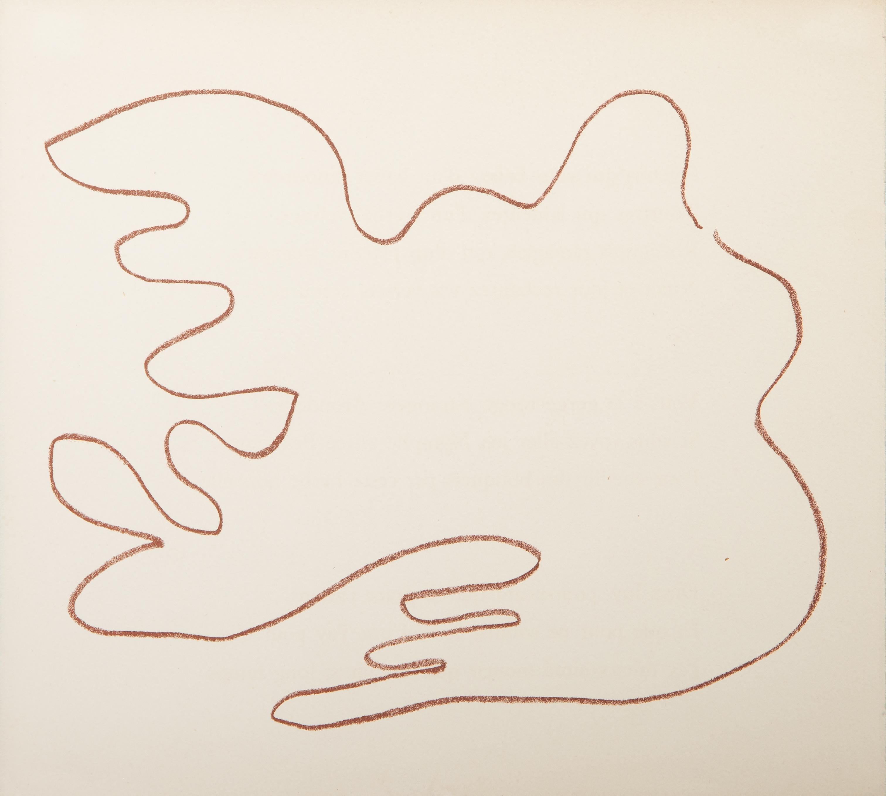 Florilege des Amours de Ronsard, Teller 84, Moderne Lithographie von Henri Matisse