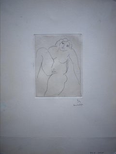  Frontal Nude, Right Leg Folded  Nu de face, jambe droite repliée, 1929
