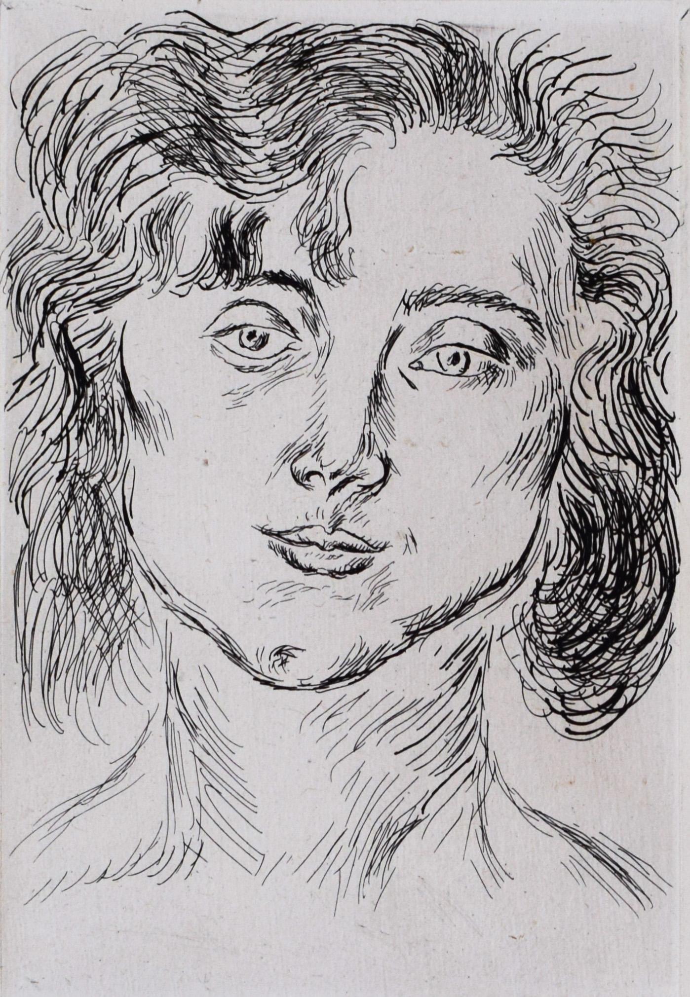 Frontispiece, from: Fifty Drawings - French Impressionism Portrait