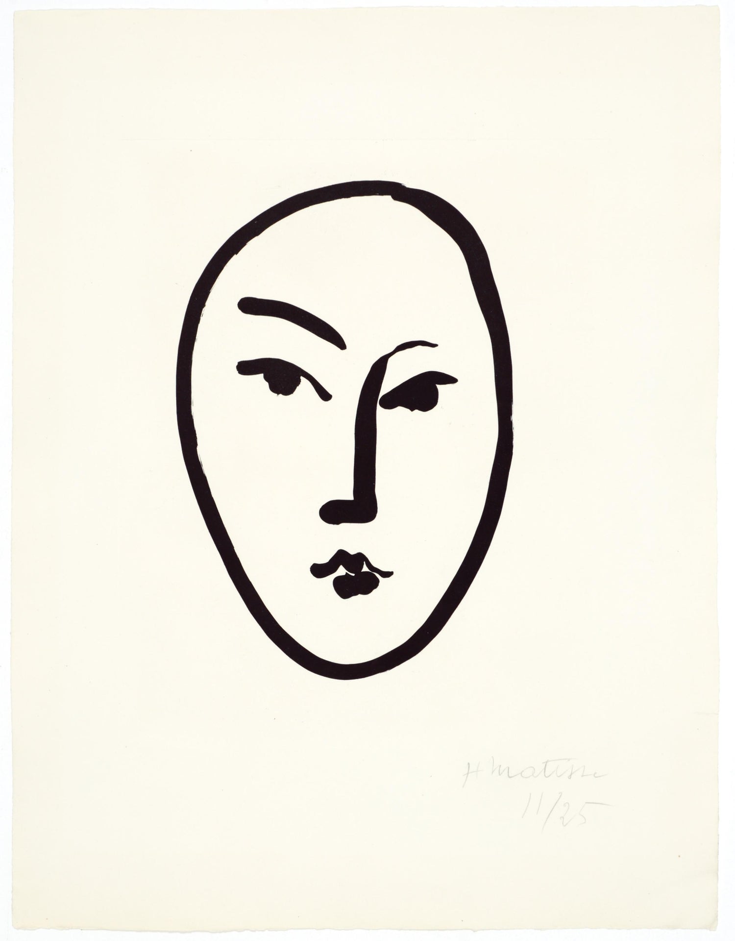Henri Matisse - Visage de jeune femme For Sale at 1stDibs
