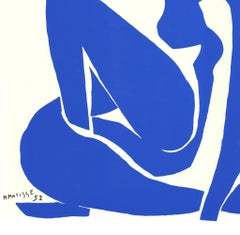 Henri Matisse "Nudo blu I" - Serigrafia di metà secolo, Vintage