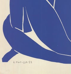 Henri Matisse 'Blue Nude II' Vintage