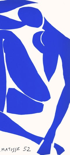 Henri Matisse, Nu bleu III, extrait des Dernières œuvres de Matisse, 1958 (after)