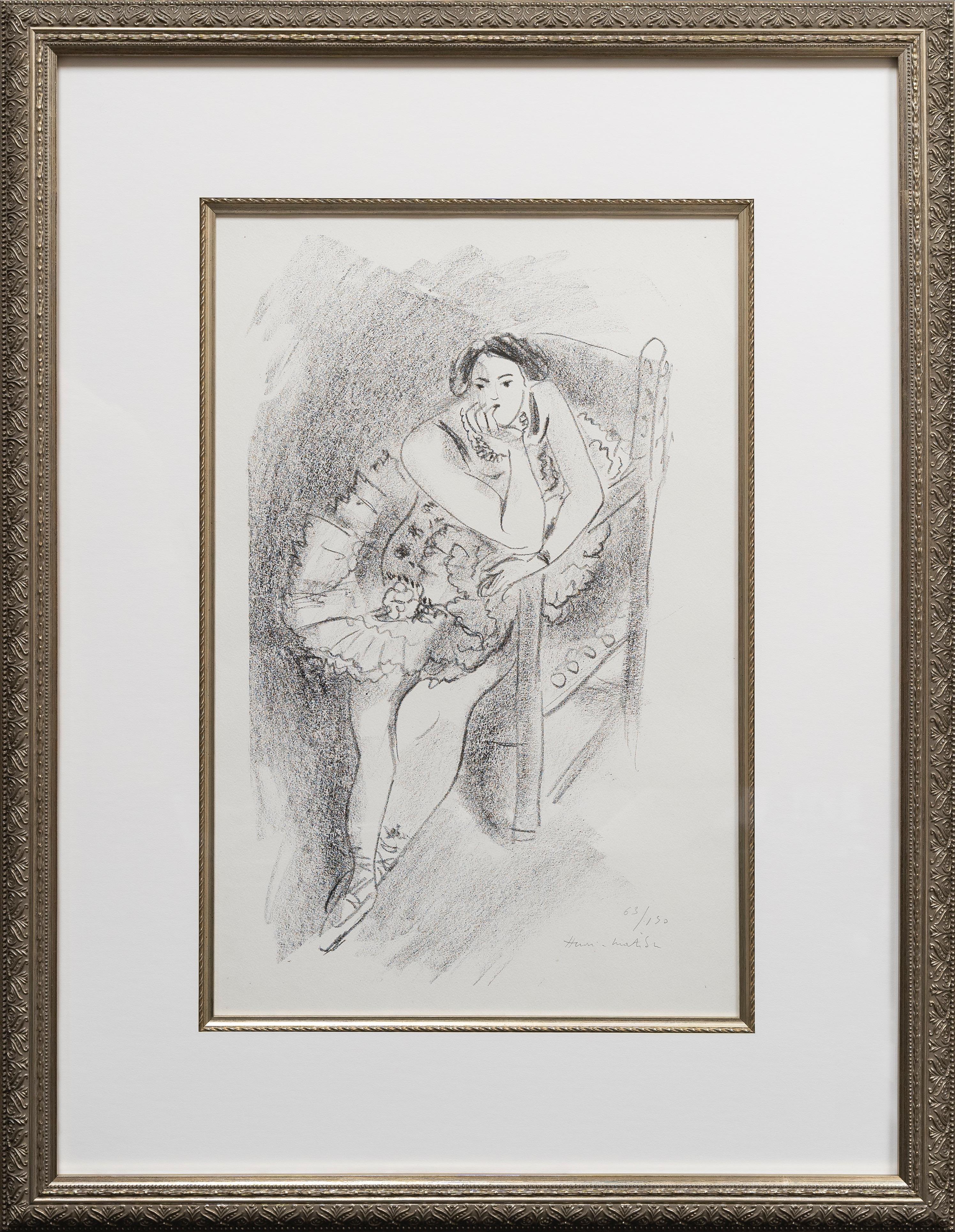 Henri Matisse - Henri Matisse - Fauteuil de danseuse sur bois (Danseuse au  Fauteuil en Bois), 1927 En vente sur 1stDibs
