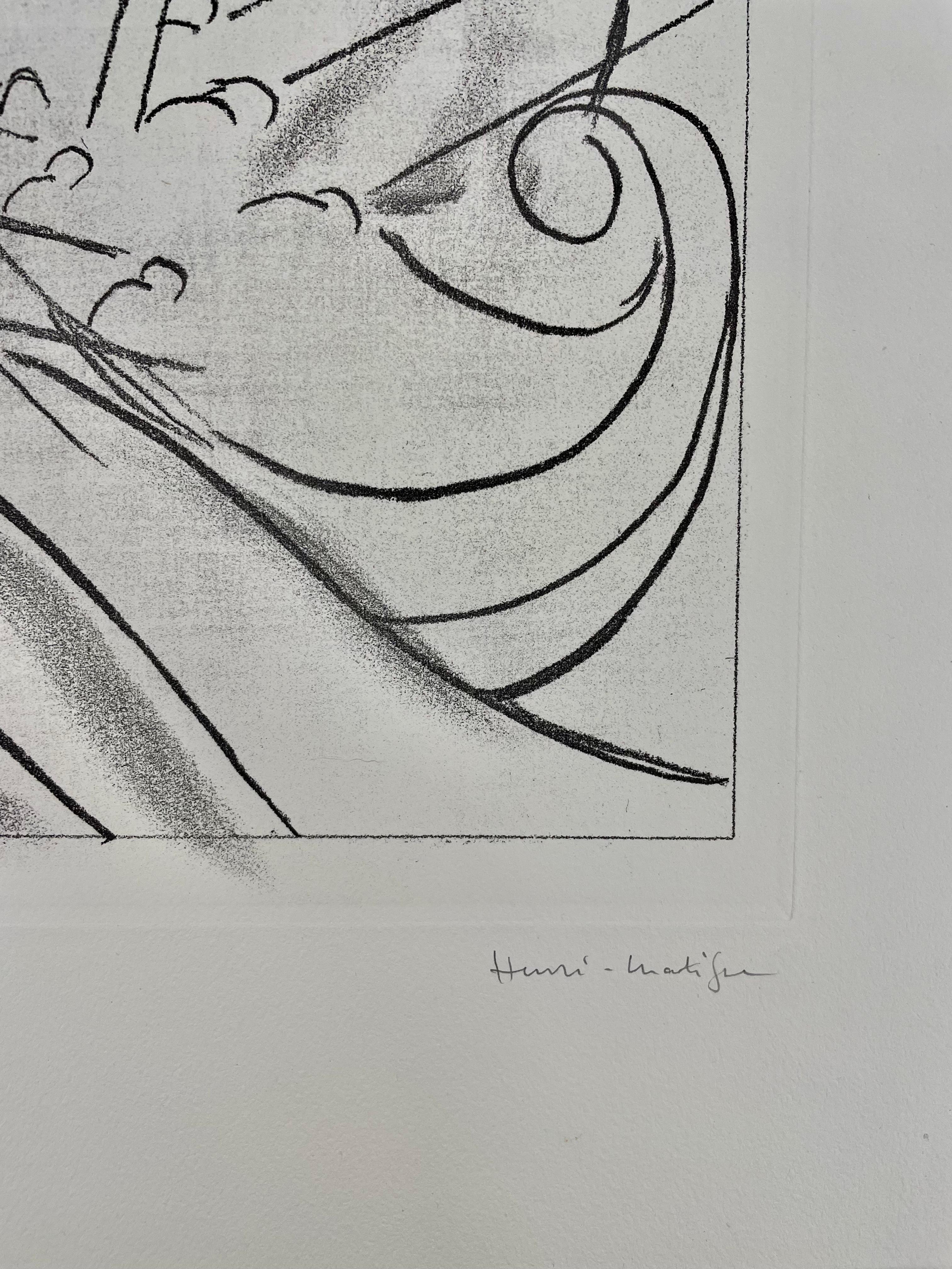 Henri Matisse Henri Matisse, "Aeolus, Cave of the Winds, " original