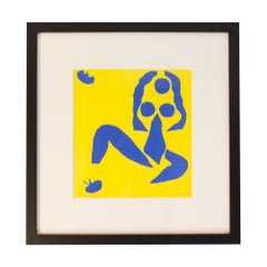 Henri Matisse (French, 1869–1954), Matisse Nu Bleu IV, 1953.