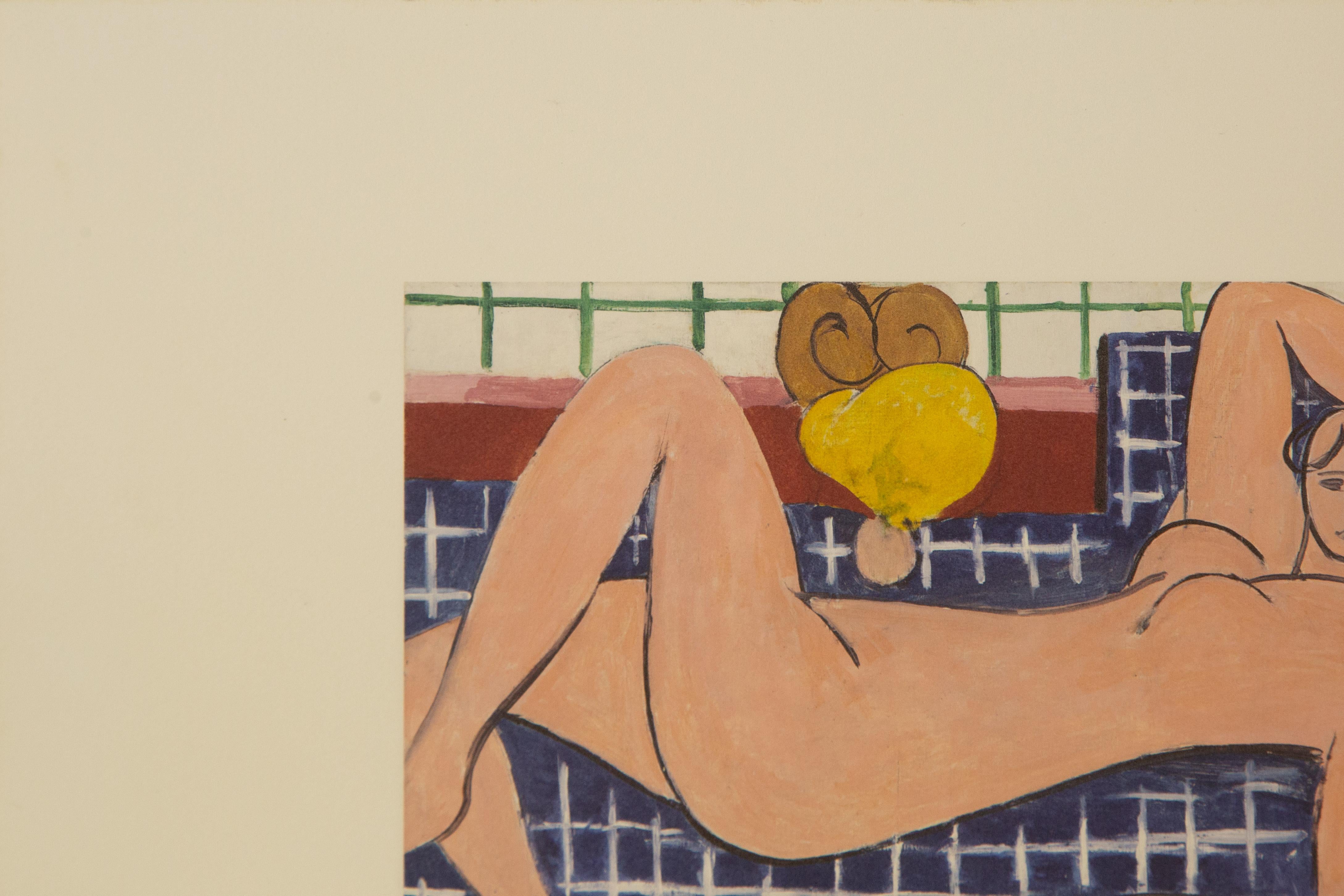 Henri Matisse ( French, 1869 - 1954 ) Portrait Limited Edition Etching For Sale 2