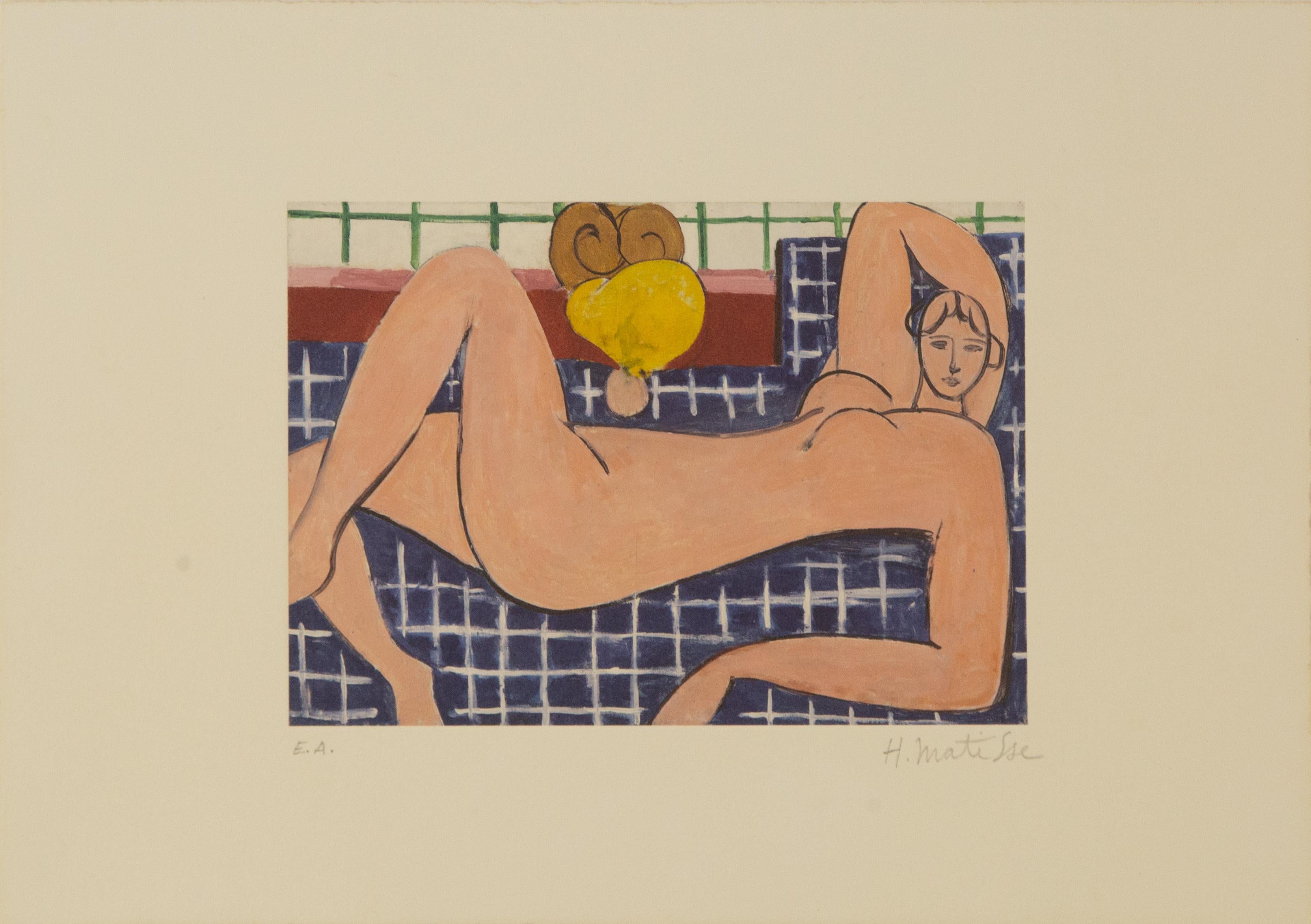 Henri Matisse ( French, 1869 - 1954 ) Portrait Limited Edition Etching