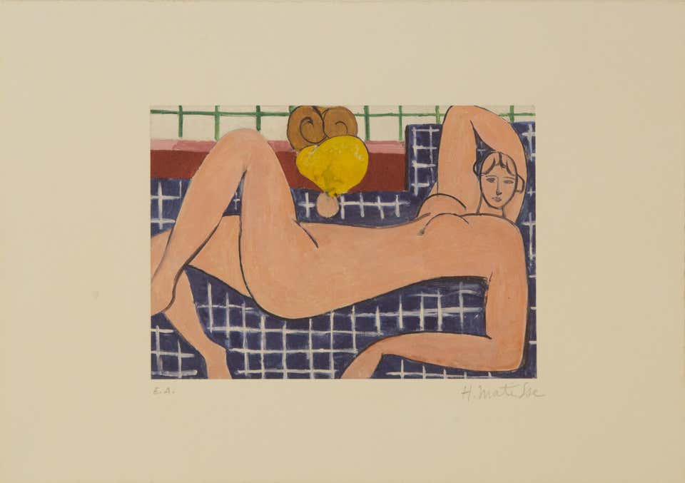 Henri Matisse ( French, 1869 - 1954 ) Portrait Limited Edition Etching
