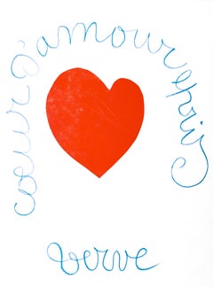 Henri Matisse, Cœur d
amour épris, extrait de Verve, Revue, 1949 (after)