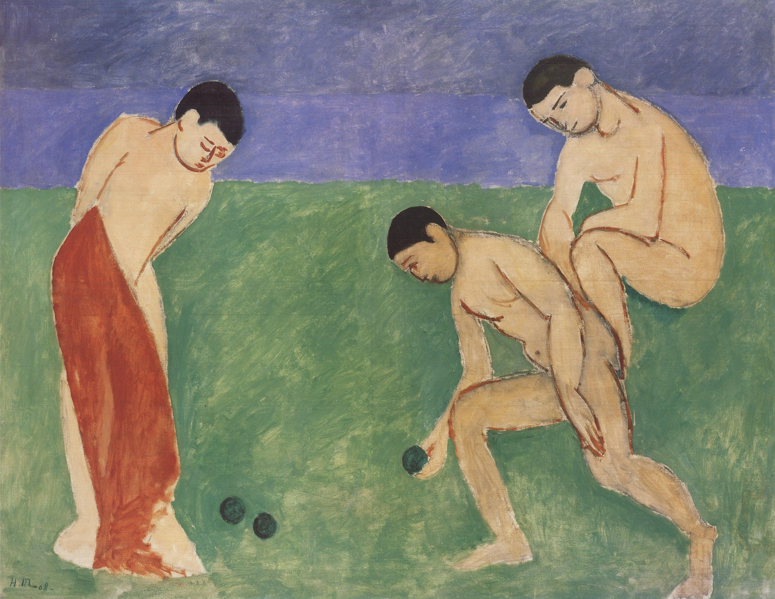 Henri Matisse 'Joueurs de Boules, 1908' 1997- Offset Lithograph For Sale 1