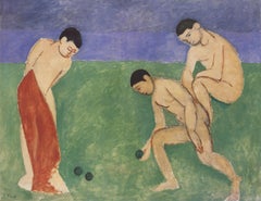 Henri Matisse "Jugadores de petanca, 1908" 1997- Litografía offset