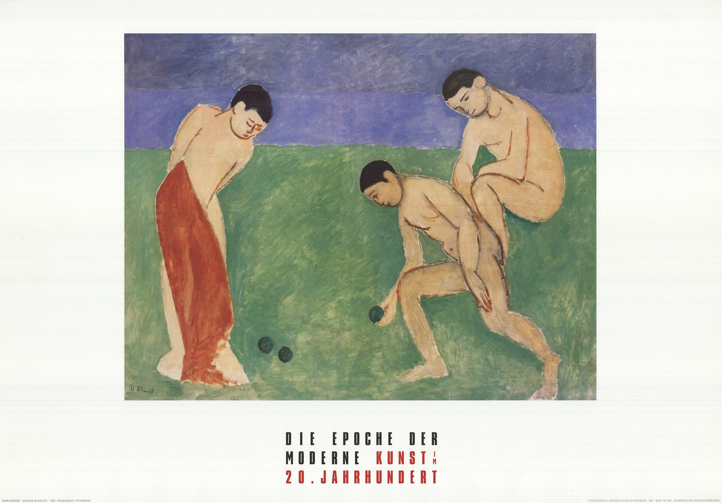 Rare exhibition poster from the series Collection of European Masters, published for the Kunstsammlung Nordrhein-Westfalen by Achenbach Editions.
 The museum features temporary and permanent exhibitions of German and international art, offering