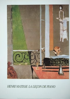 Vintage Henri Matisse. La leçon de piano