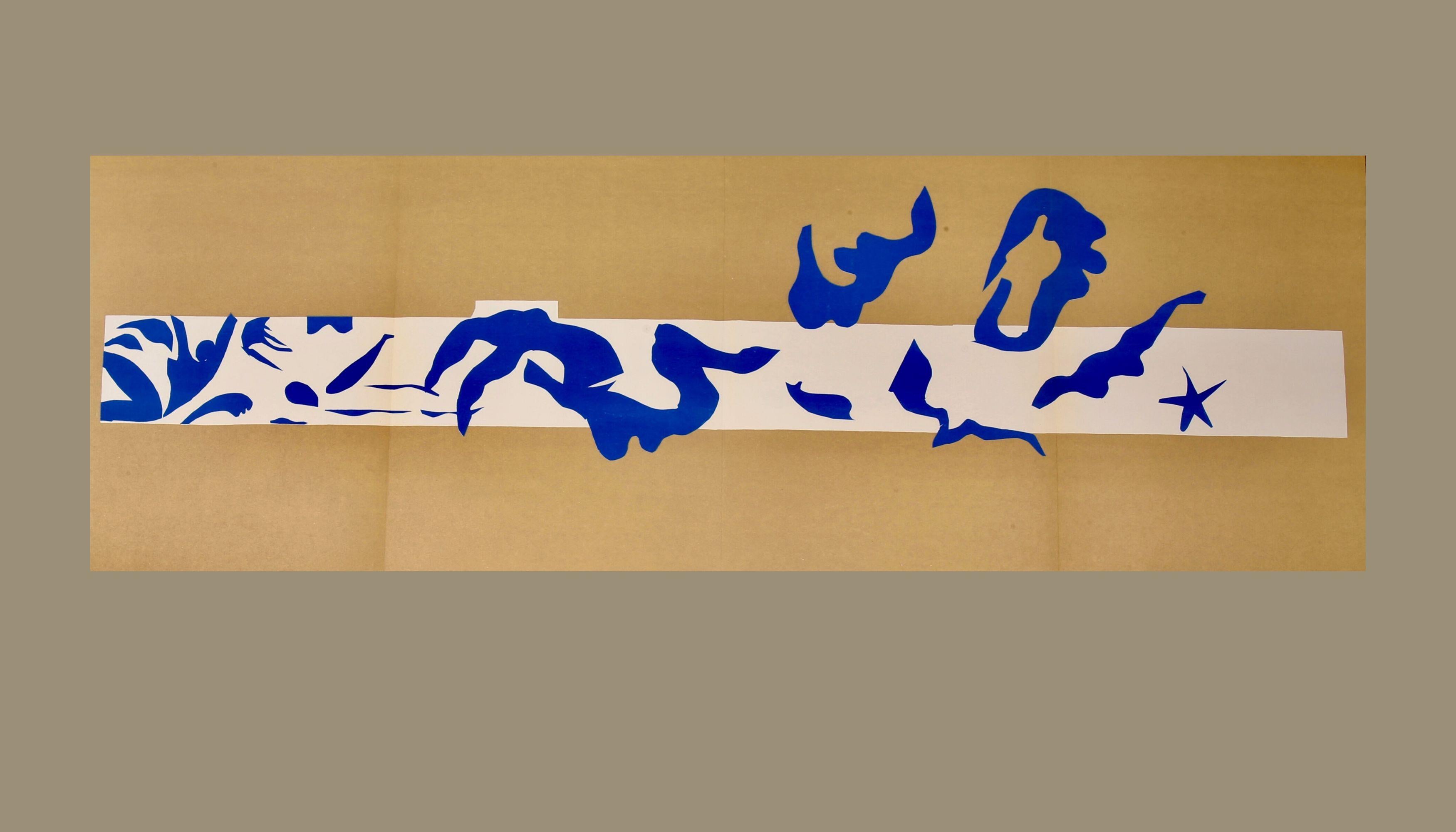 Henri Matisse: "La Piscine" I & II, Lithographs after the Cut-outs, Framed Print