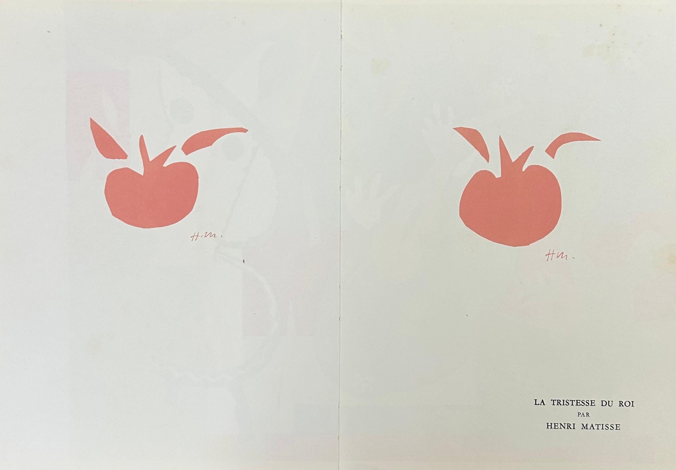 Henri Matisse, La Tristesse du Roi, lithograph For Sale 2