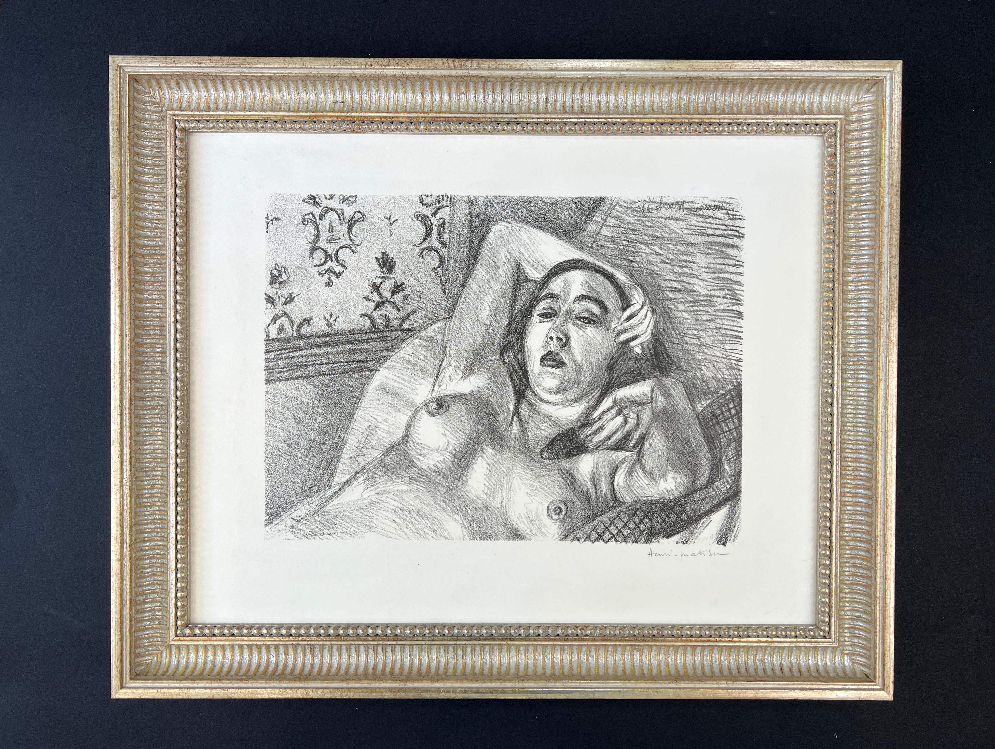 Henri Matisse – Le Repos du modèle - hand-signed lithograph - 1922 For Sale 3