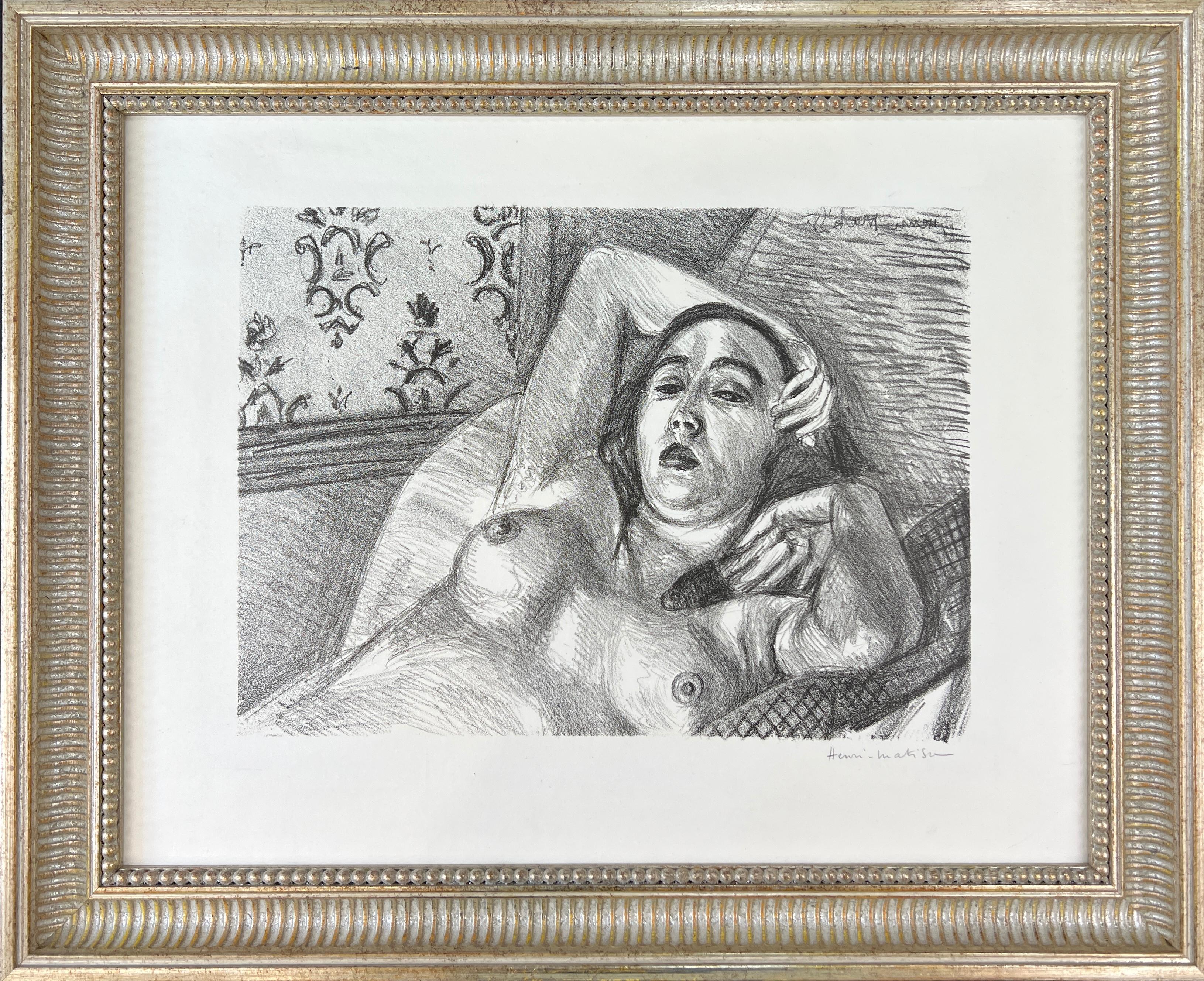 lithographie matisse signee
