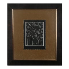 Henri Matisse  Linocut 31 in. x 27.5 in. "Teeny"