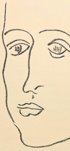 Henri Matisse, Lithograph VI, from Apollinaire, 1952