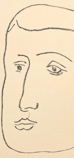 Henri Matisse, Lithograph I, from Apollinaire, 1952