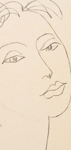 Henri Matisse, Fräulein D. A., aus Porträts von Henri Matisse, 1954 (nach)