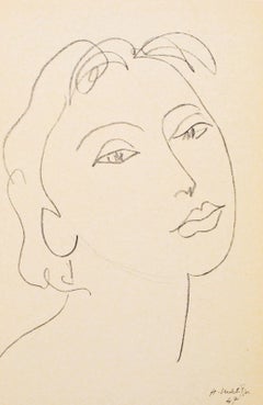 Henri Matisse, Miss D.A., from Portraits by Henri Matisse, 1954 (after)