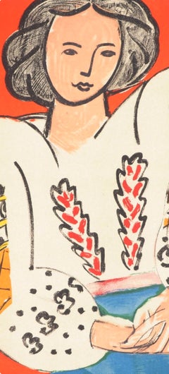 Henri Matisse, Frau M.P., aus Porträts von Henri Matisse, 1954 (nach)