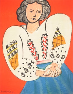 Henri Matisse, Frau M.P., aus Porträts von Henri Matisse, 1954 (nach)