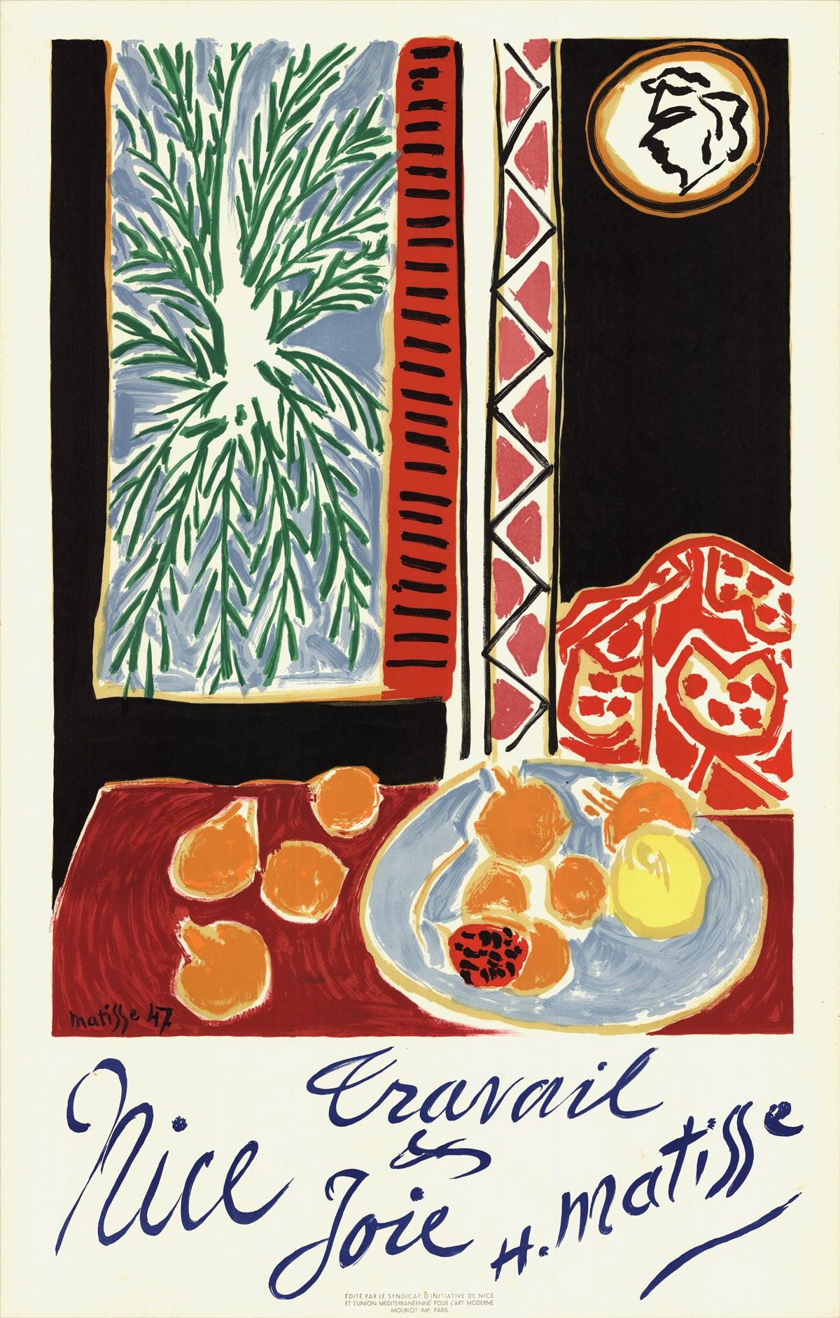 HENRI MATISSE Nice, Travail et Joie, 1948, ORIGINAL - Print by Henri Matisse
