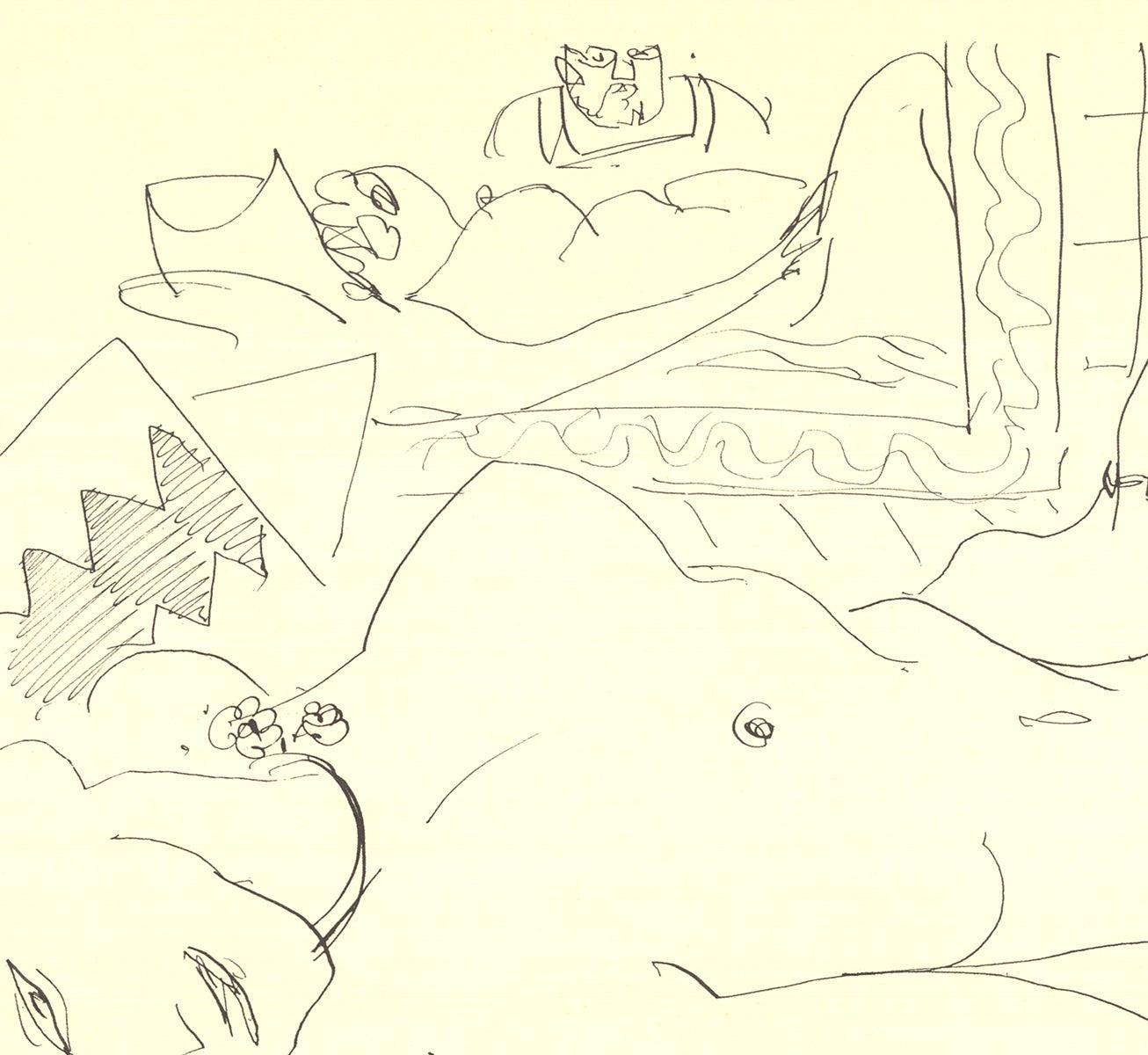 Henri Matisse nu modèle vintage en vente 1