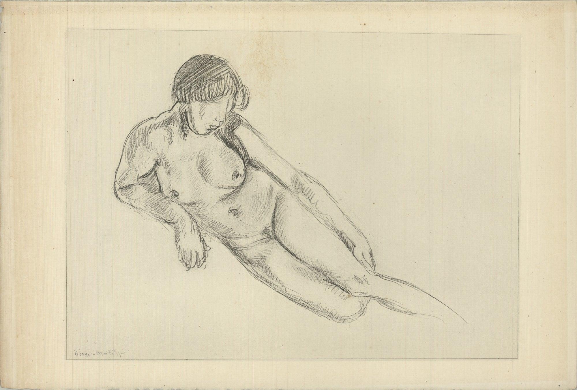 HENRI MATISSE Planche XLV, 1920 - Print by Henri Matisse