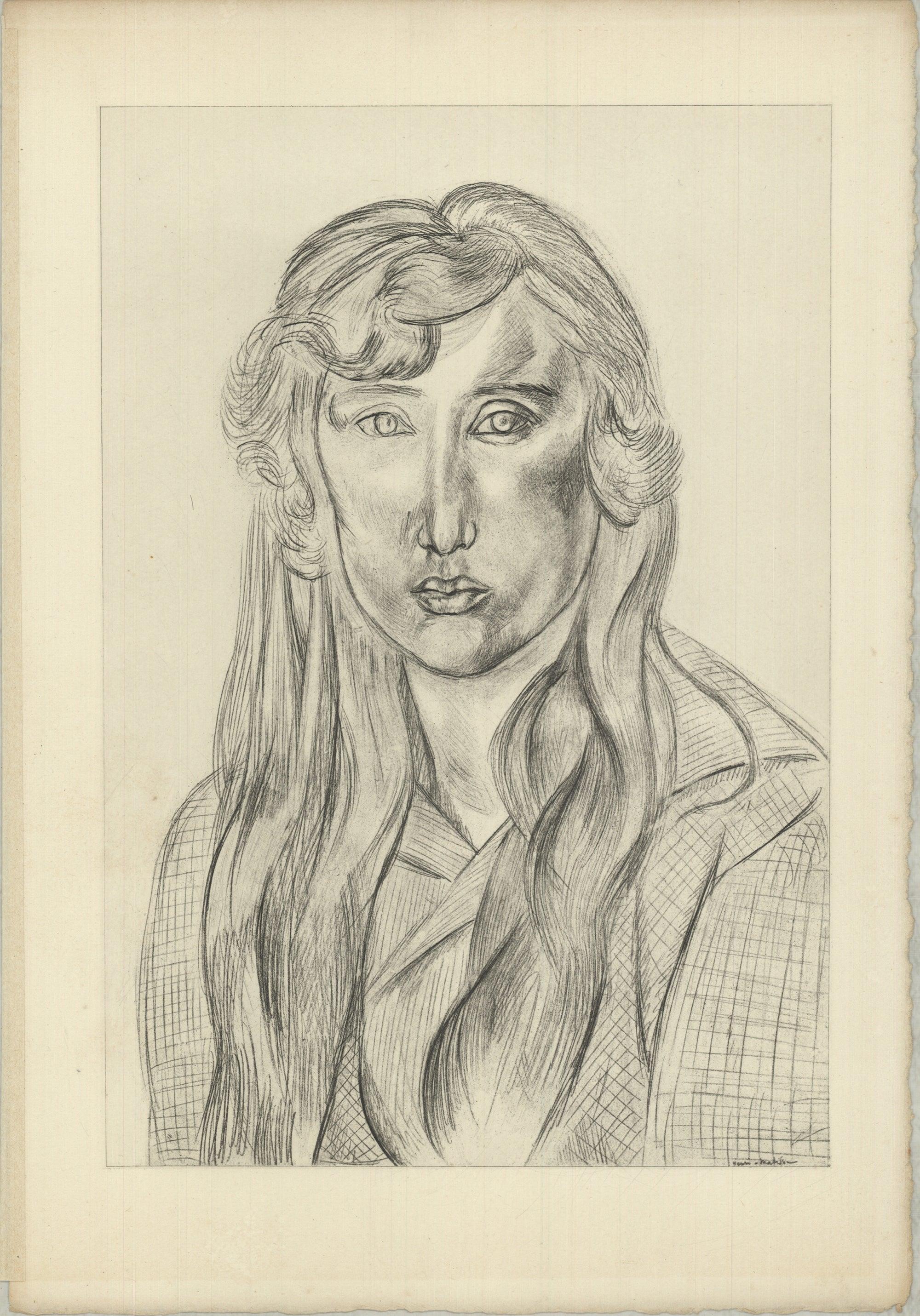 HENRI MATISSE Pflanzgefäß XXVIII, 1920, Lithographie, FIRST EDITION – Print von Henri Matisse