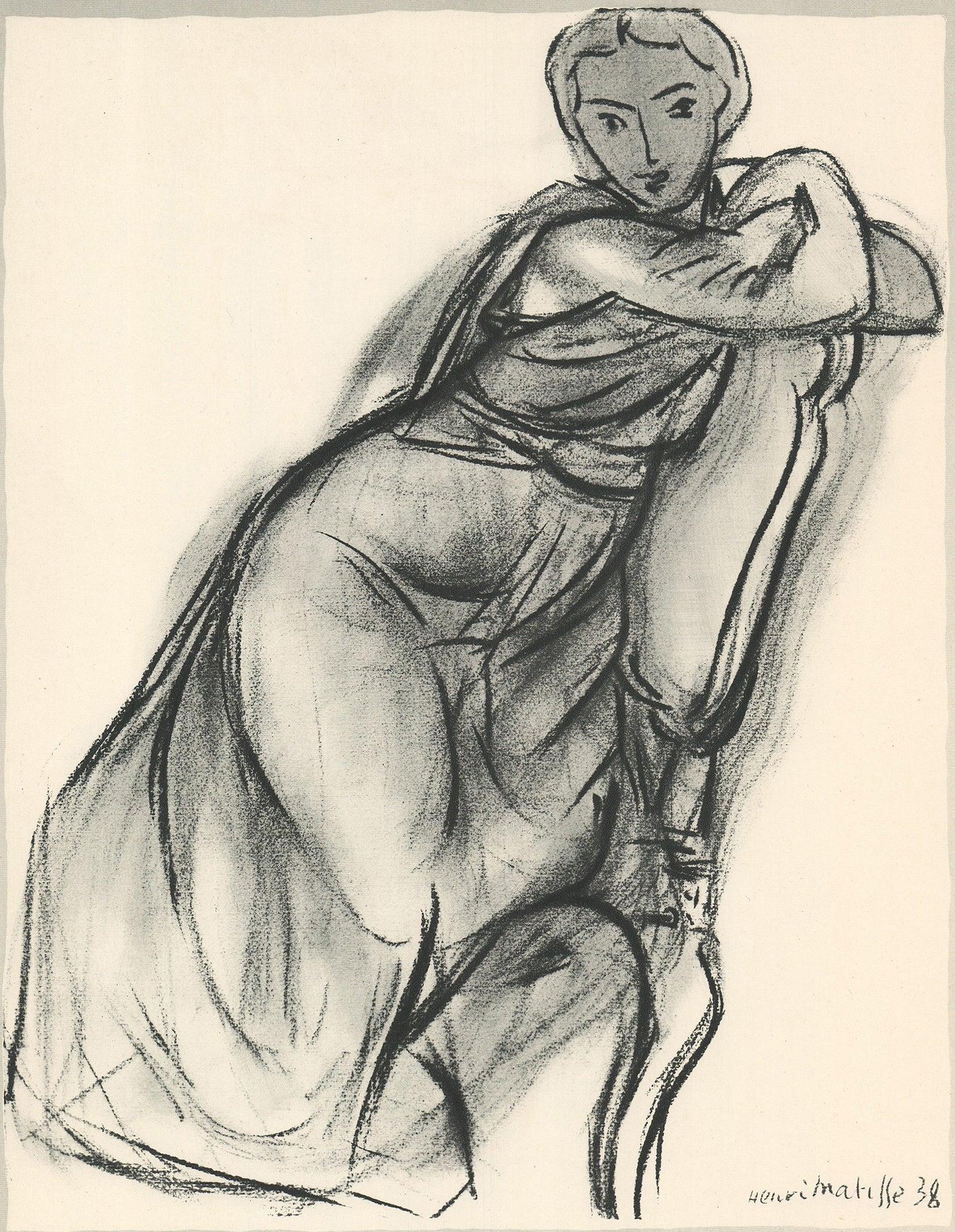 Henri Matisse 'Portrait IV' 1952 im Angebot 1