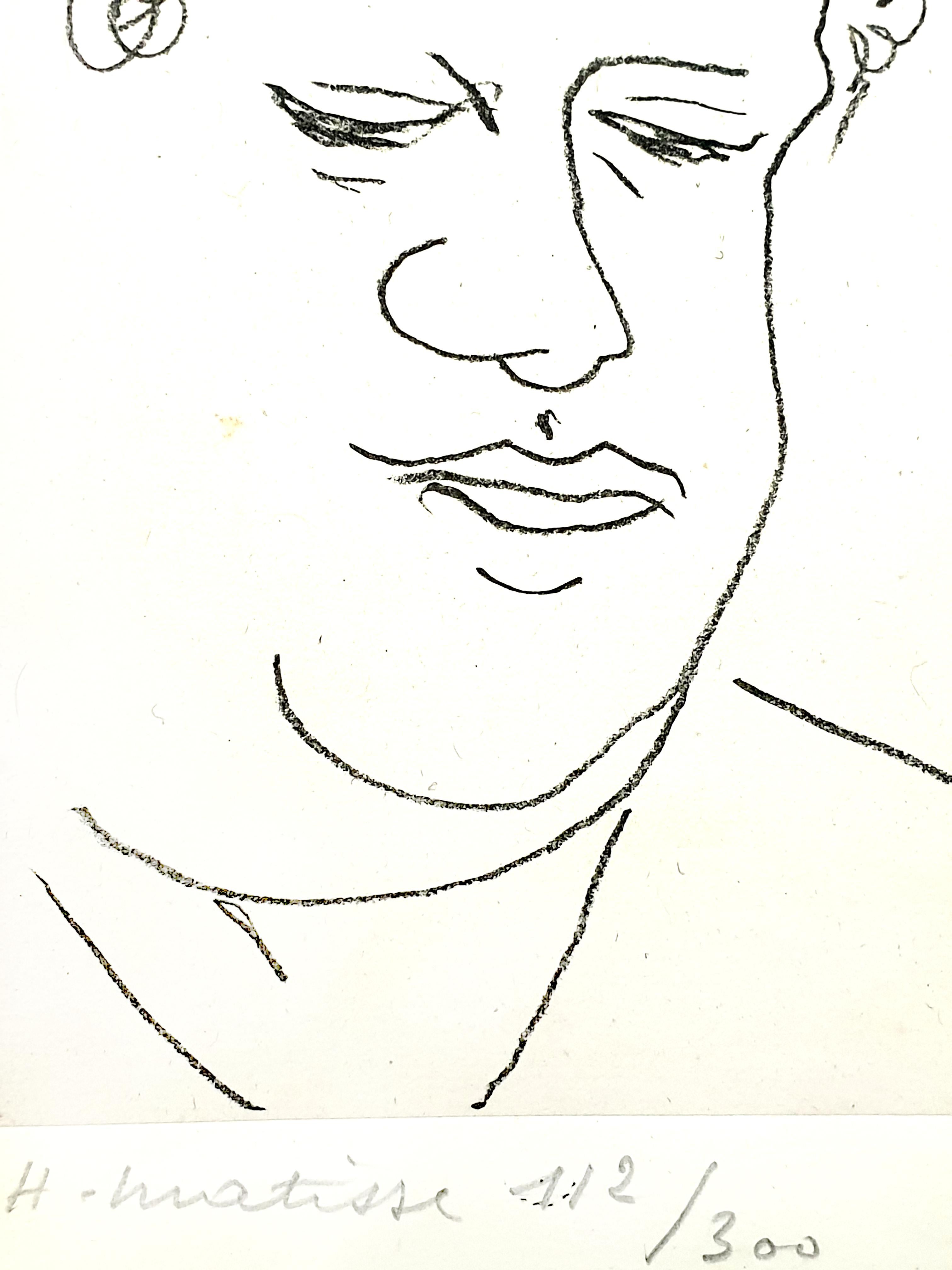Henri Matisse - « Portrait de Ren Leriche » (Portrait de Ren):: 2