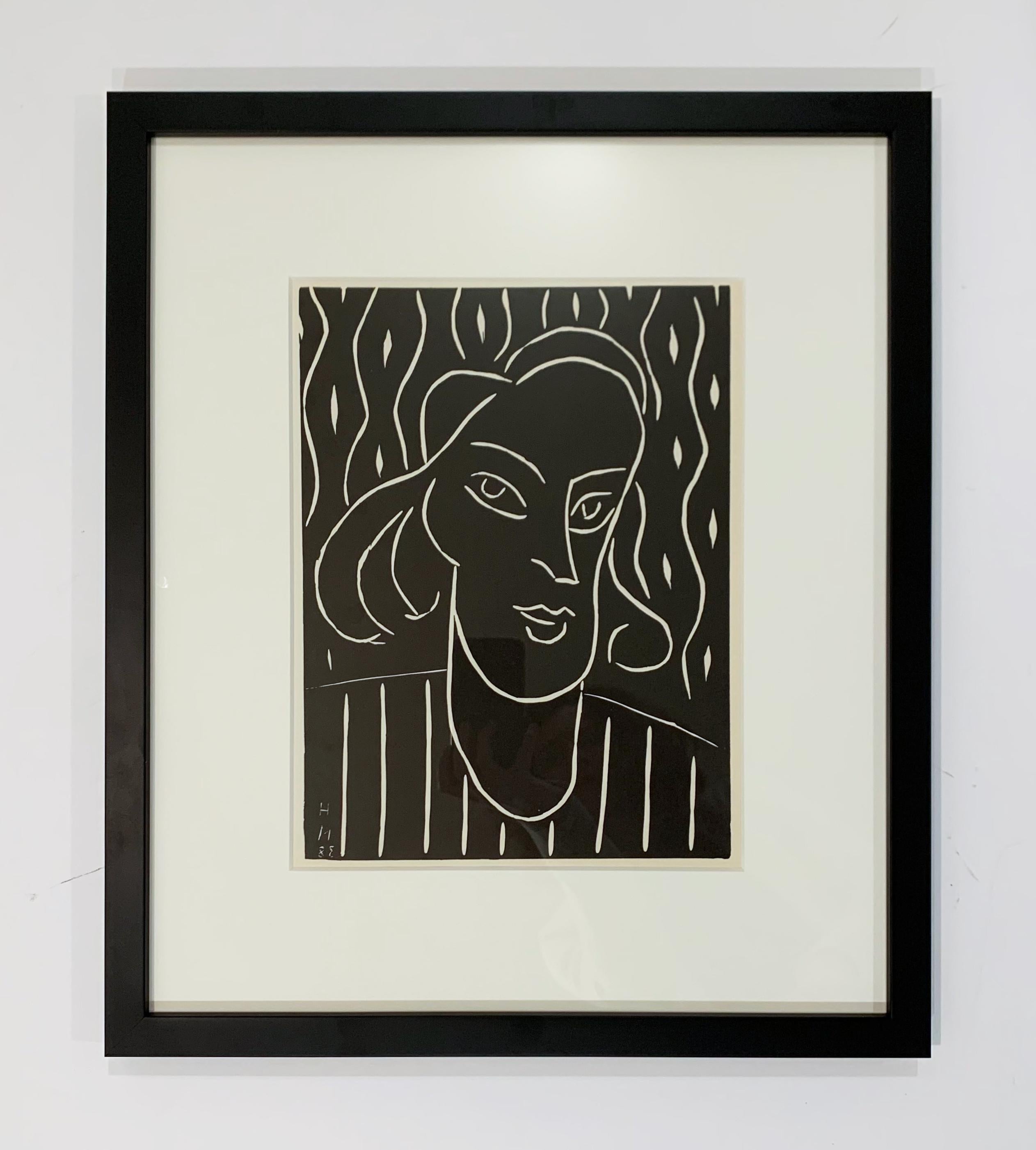 Artist: Henri Matisse
Title: Teeny
Portfolio: Other Portfolios
Medium: Linocut
Date: 1938
Edition: Unnumbered
Frame Size: 19