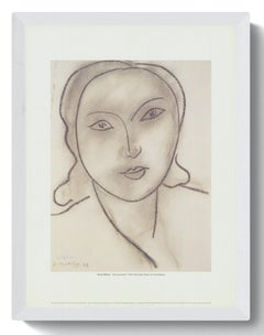 Retro Henri Matisse 'Testa Femminile' 