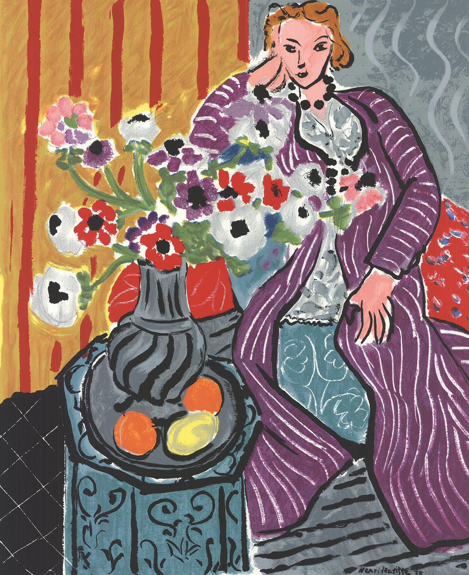 Henri Matisse 'The Purple Robe' 1977- Serigraph For Sale 1