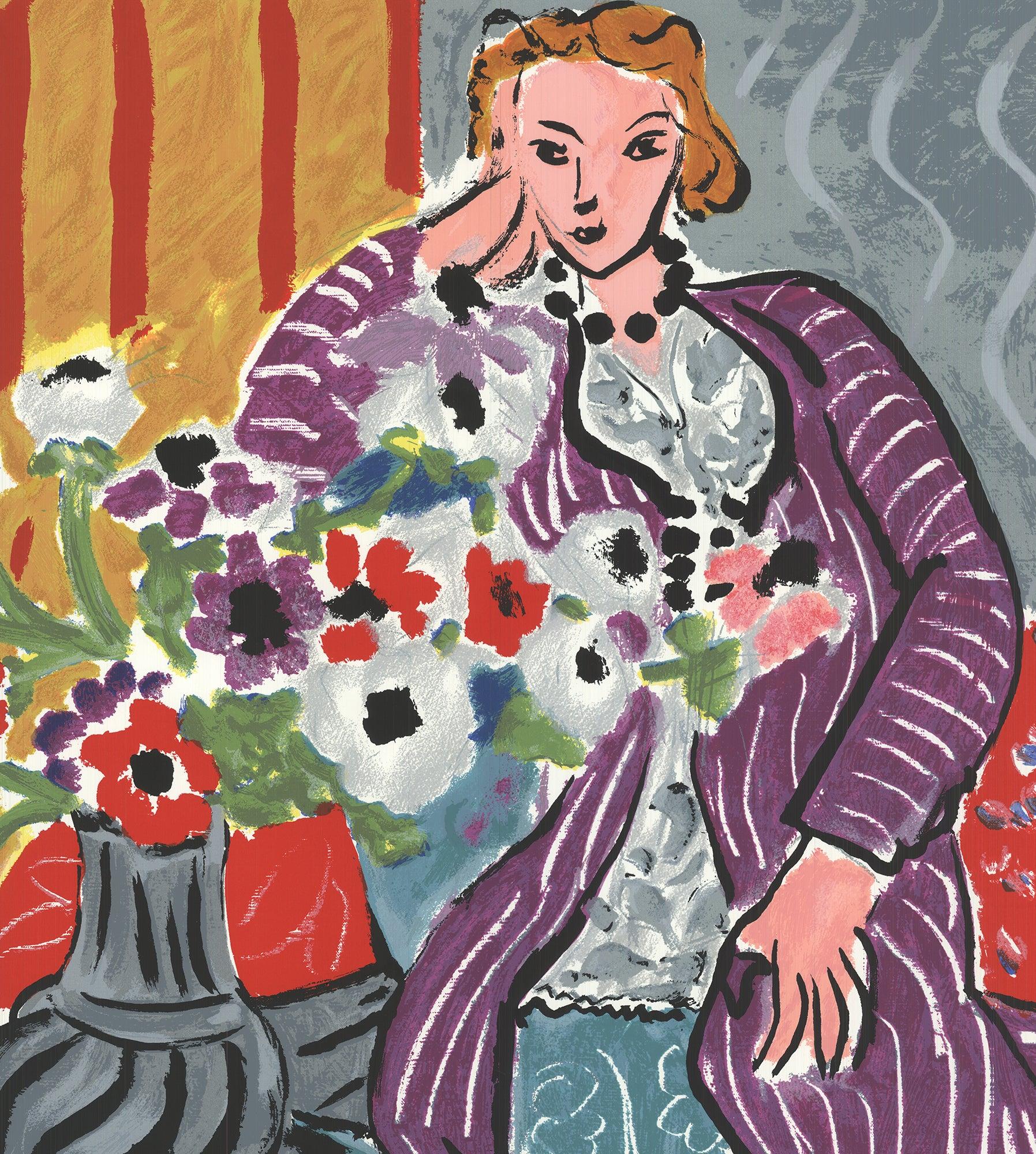 Henri Matisse 'The Purple Robe' 1977- Serigraph For Sale 2