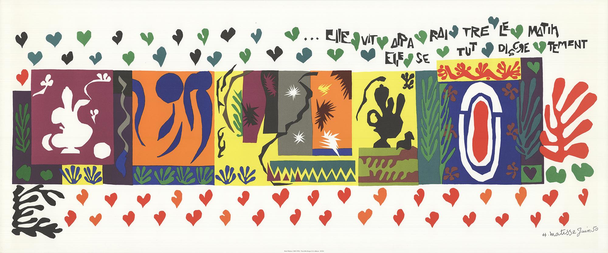 HENRI MATISSE The Thousand and One Nights 19.75" x 47.25" Lithograph 1991 - Print by Henri Matisse