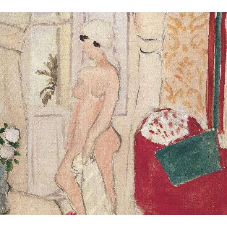 Henri Matisse 'La giovane ragazza e il vaso di fiori o il nudo rosa' Litografia del 2007 3