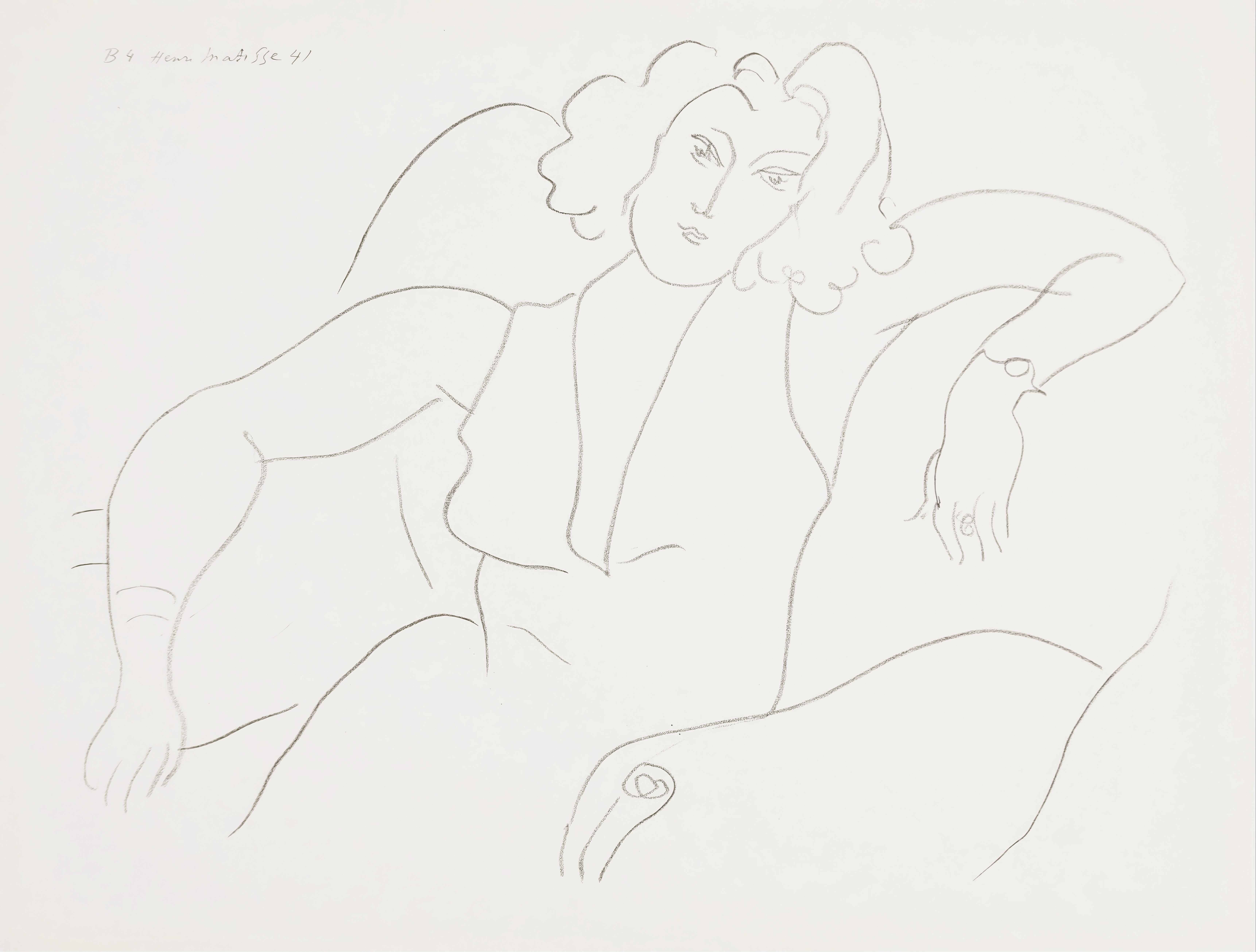 Henri Matisse, Theme B 4, from Themes and Variations, 1943 (after)