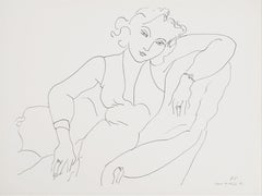 Henri Matisse, Tema B 5, da “Temi e variazioni”, 1943 (after) Henri Matisse
