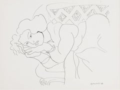Henri Matisse, Theme D 9, from Themes and Variations, 1943 (after)