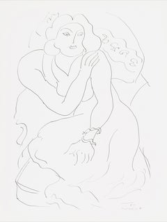 Henri Matisse, Tema E 10, da “Temi e variazioni”, 1943 (after)