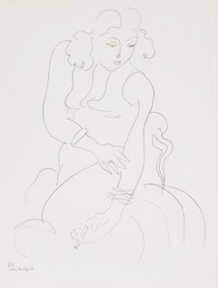 Henri Matisse, Thème E 2, extrait de « Thèmes et variations », 1943 (after) Henri Matisse