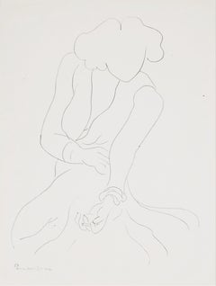 Henri Matisse, Thème E 3, extrait de « Thèmes et variations », 1943 (after) Henri Matisse